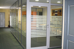 Folia okienna Opal Mat paski