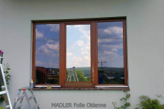 Folia przeciwsłoneczna Silver 80 XT - przed i po