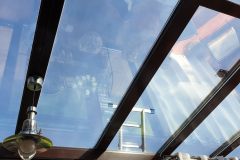 Folia przeciwsłoneczna Silver 80 XT na dachu ogrodu zimowego