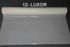 LUXOR - kwadraty białe 1,4 cm, przerwa bezbarwna 0,02 cm