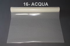 ACQUA - kropki białe naprzemiennie 1 cm i 0,3 cm, przerwa bezb. 0,3 -0,4 cm