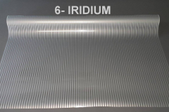 IRIDIUM - pasy srebrne 1 cm, przerwa bezbarwna 0,4 cm