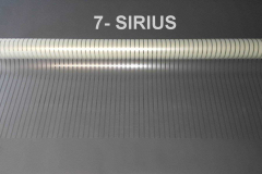 SIRIUS - pasy matowe 1,8 cm, przerwa bezbarwna 0,6 cm